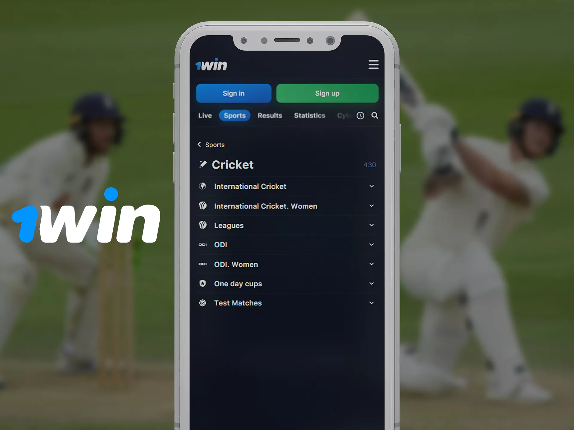 Bet on cricket on the WowBet app.