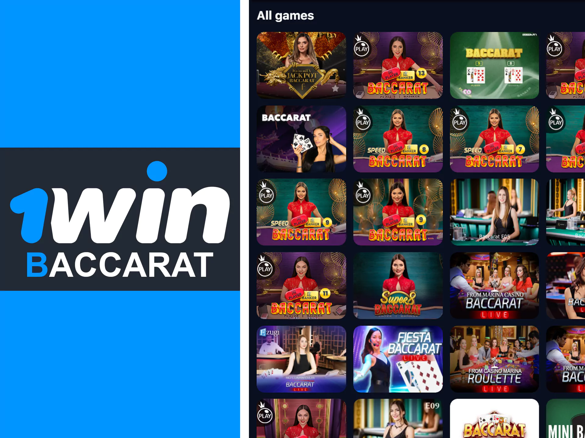 WowBet এ ব্যাকার্যাট গেম খেলুন।