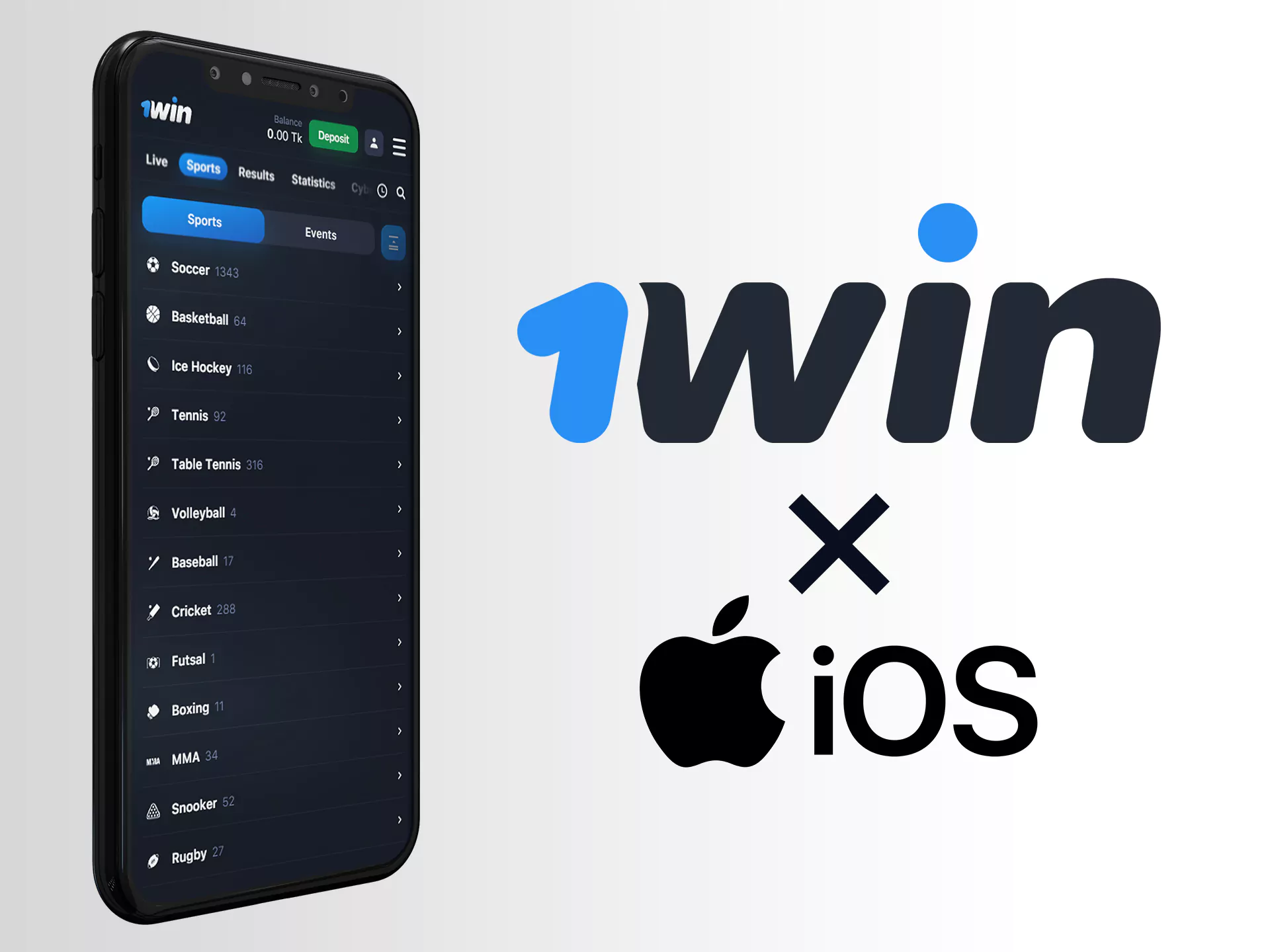আপনার যেকোনো ios ডিভাইসে WowBet অ্যাপটি ইনস্টল করুন।