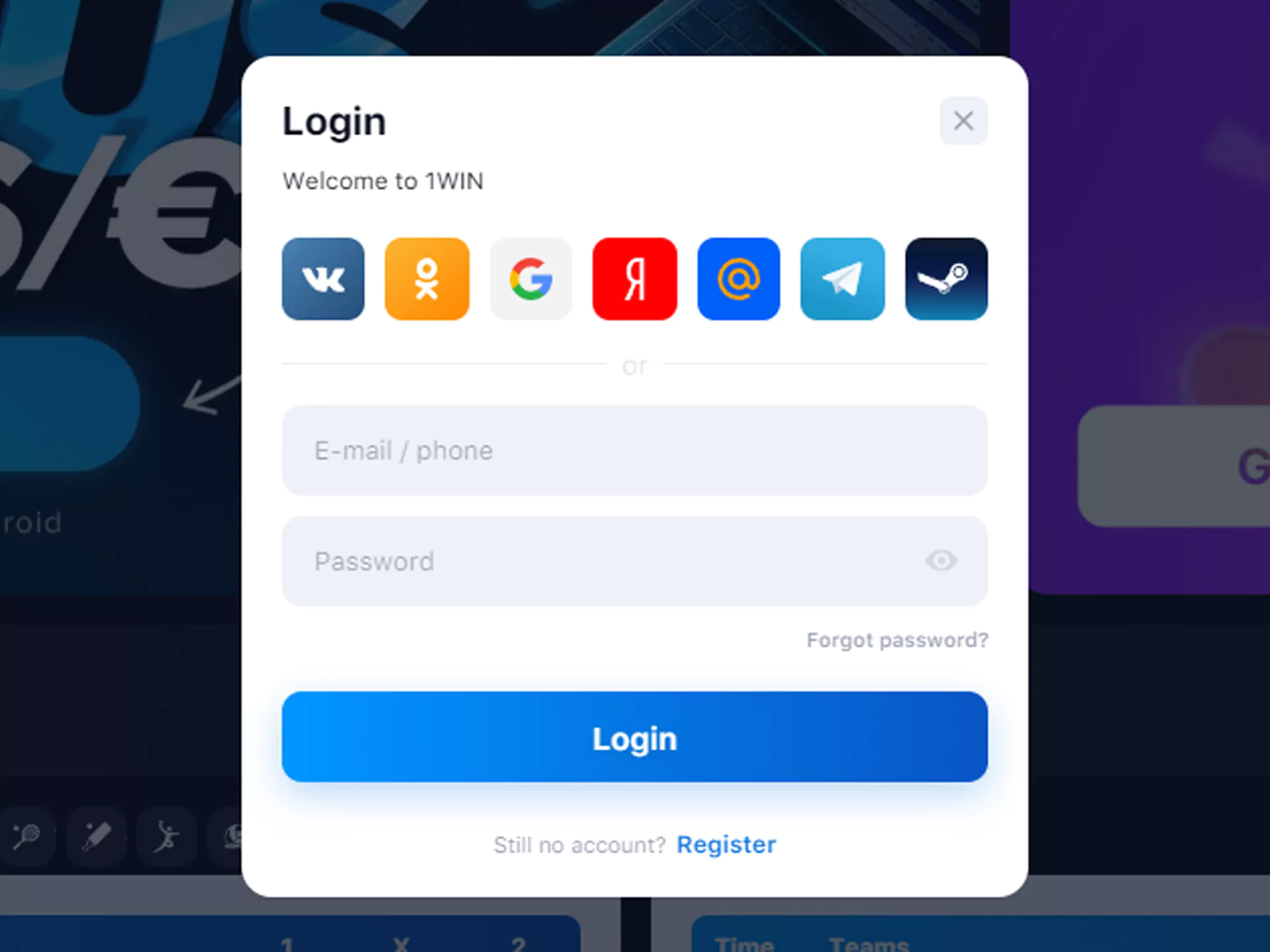 Log in WowBet for withdraw your money.