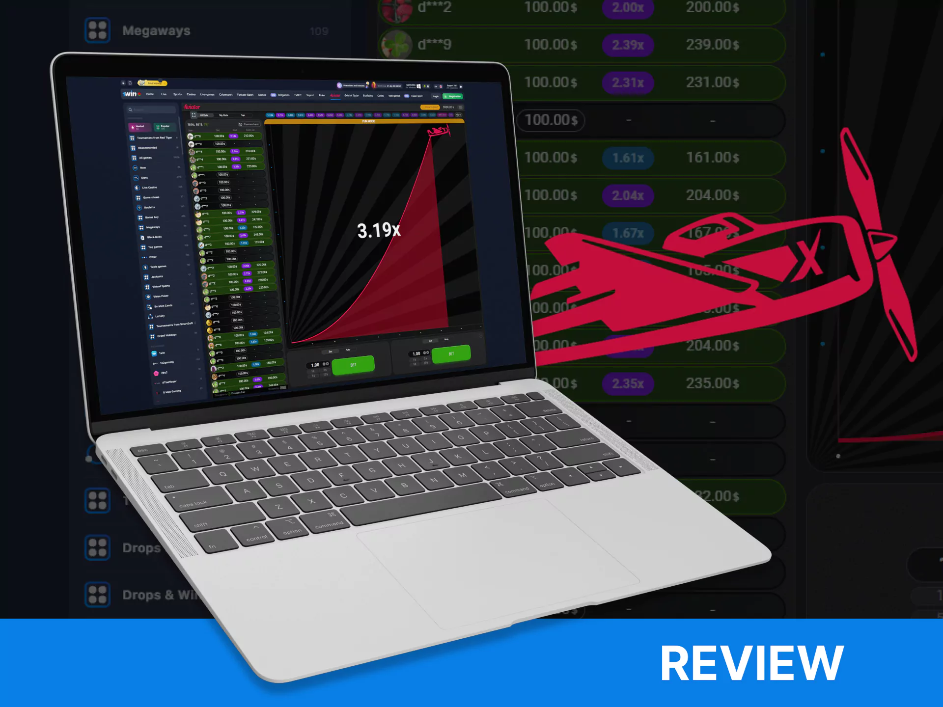 Try an exciting WowBet Aviator game where you should rely on your luck.