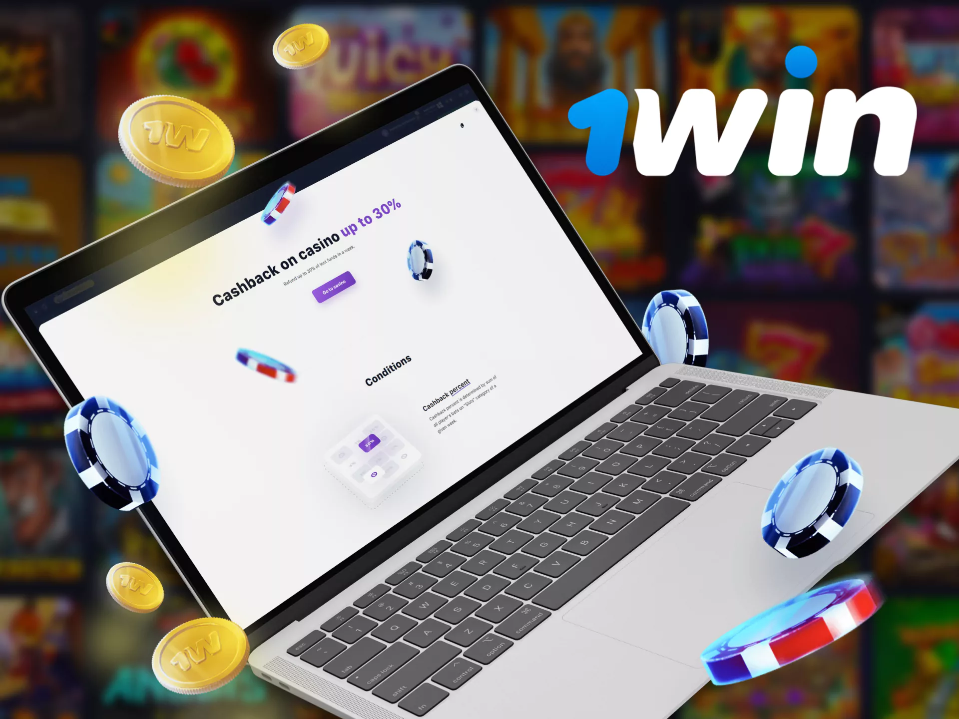 On WOWBet there is a special bonus with cashback for the casino.