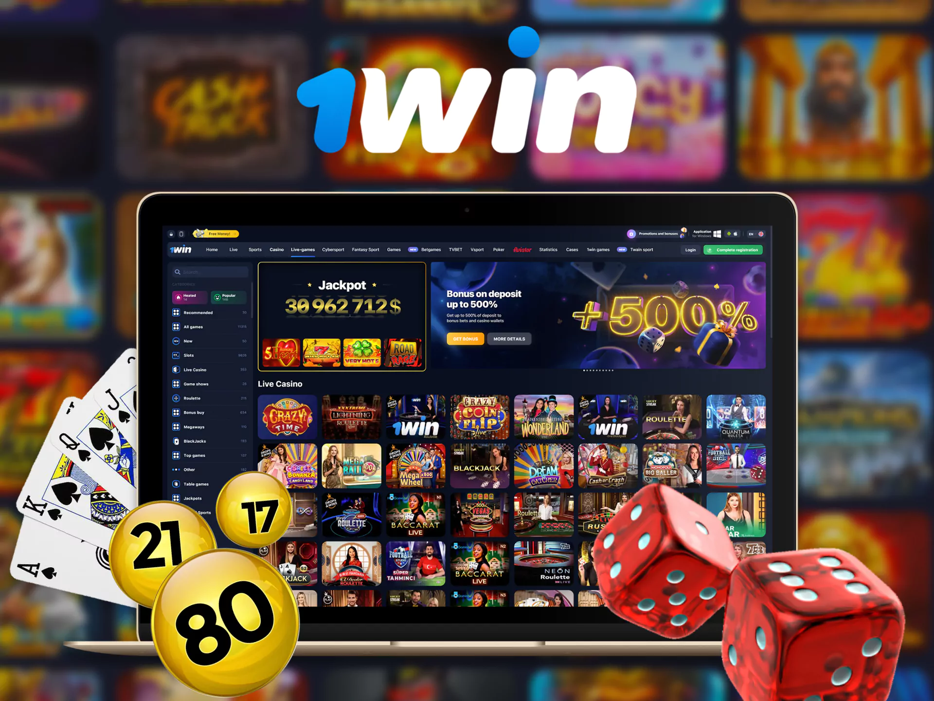 Find out the difference between a regular casino and a live casino on WOWBet.