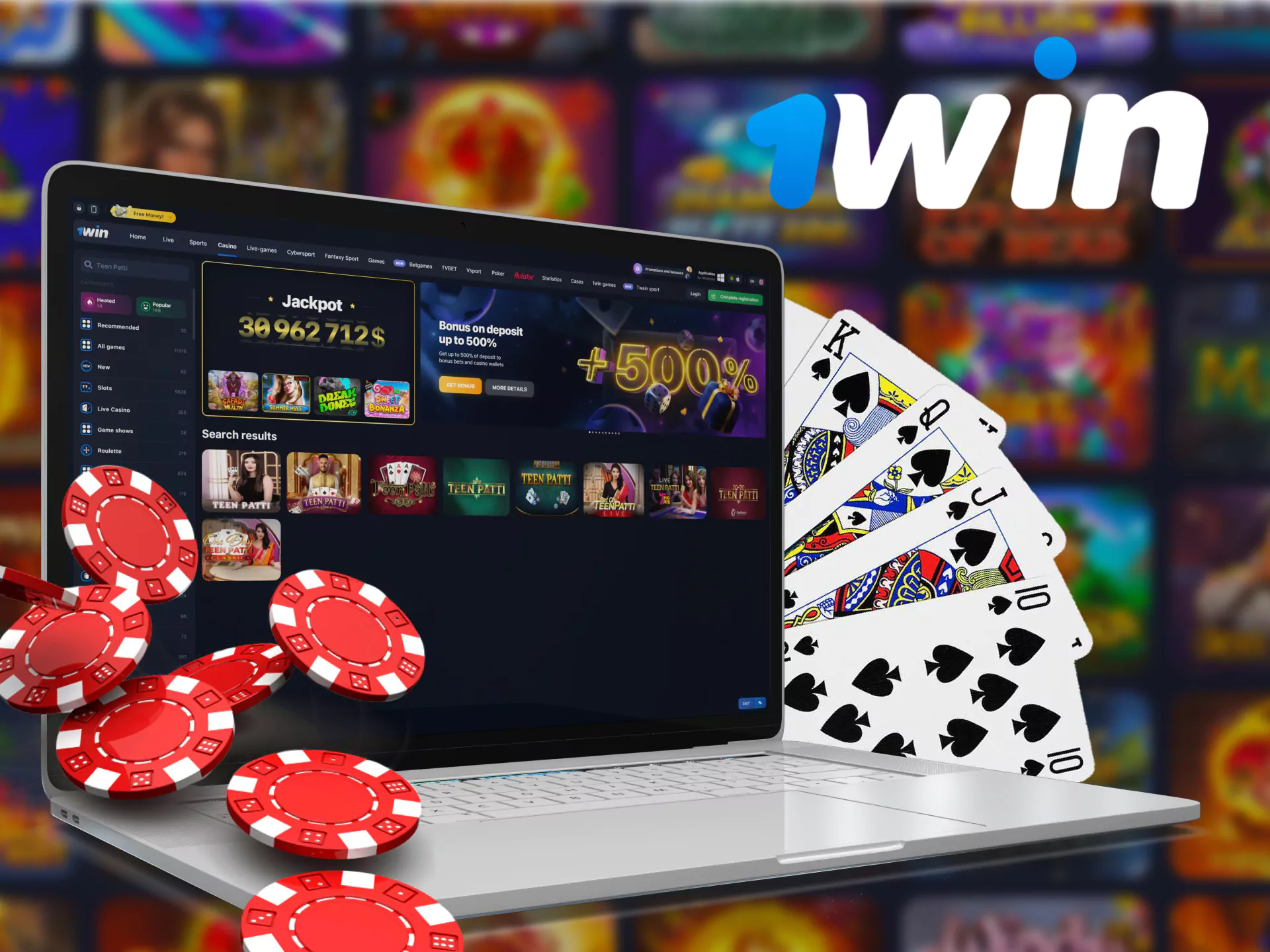 Try your luck and play Teen Patti on WOWBet.