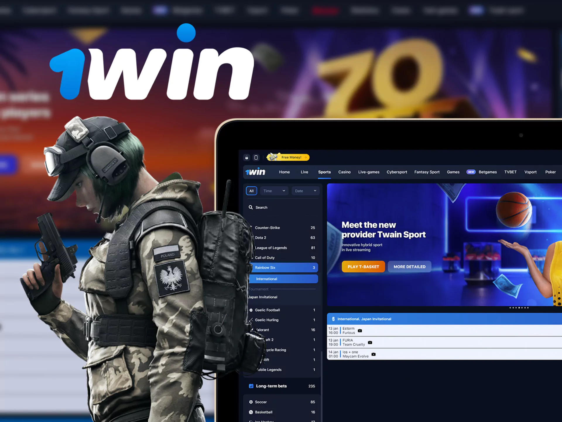 Place bets on matches in the game and win on WOWBet.