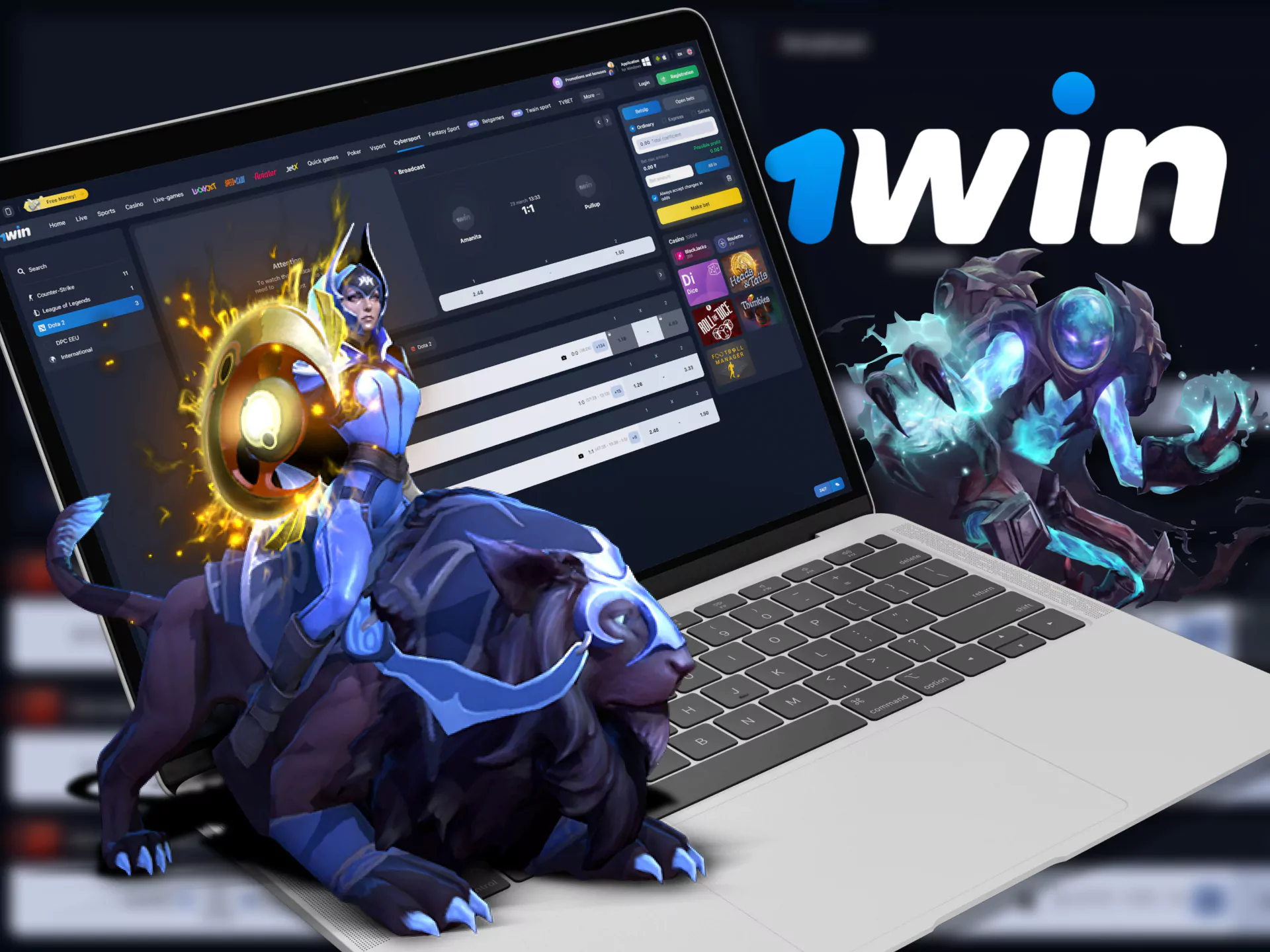 At WOWBet, bet on important DOTA 2 tournaments.