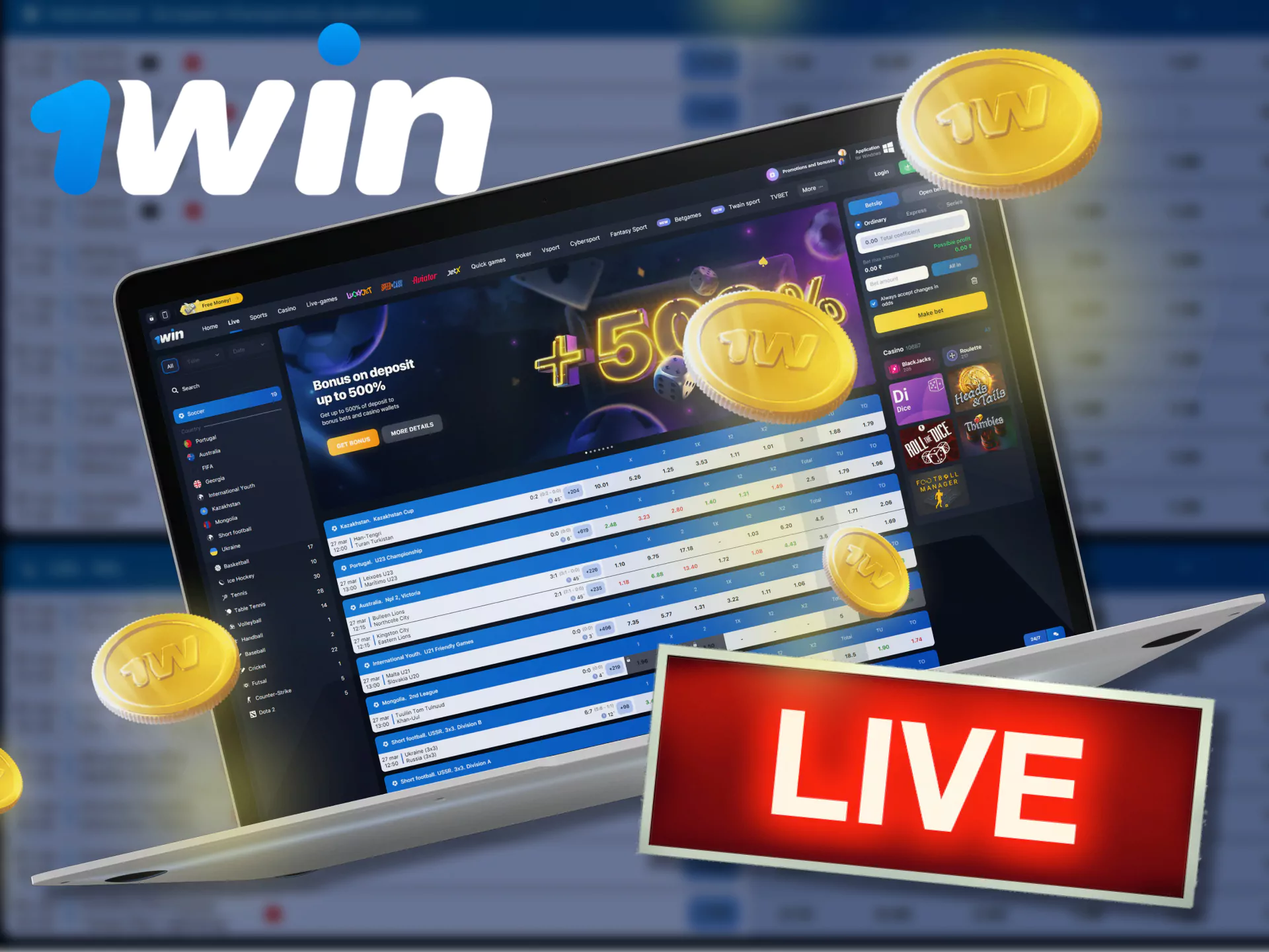 Bet on football matches during live streaming at WowBet.