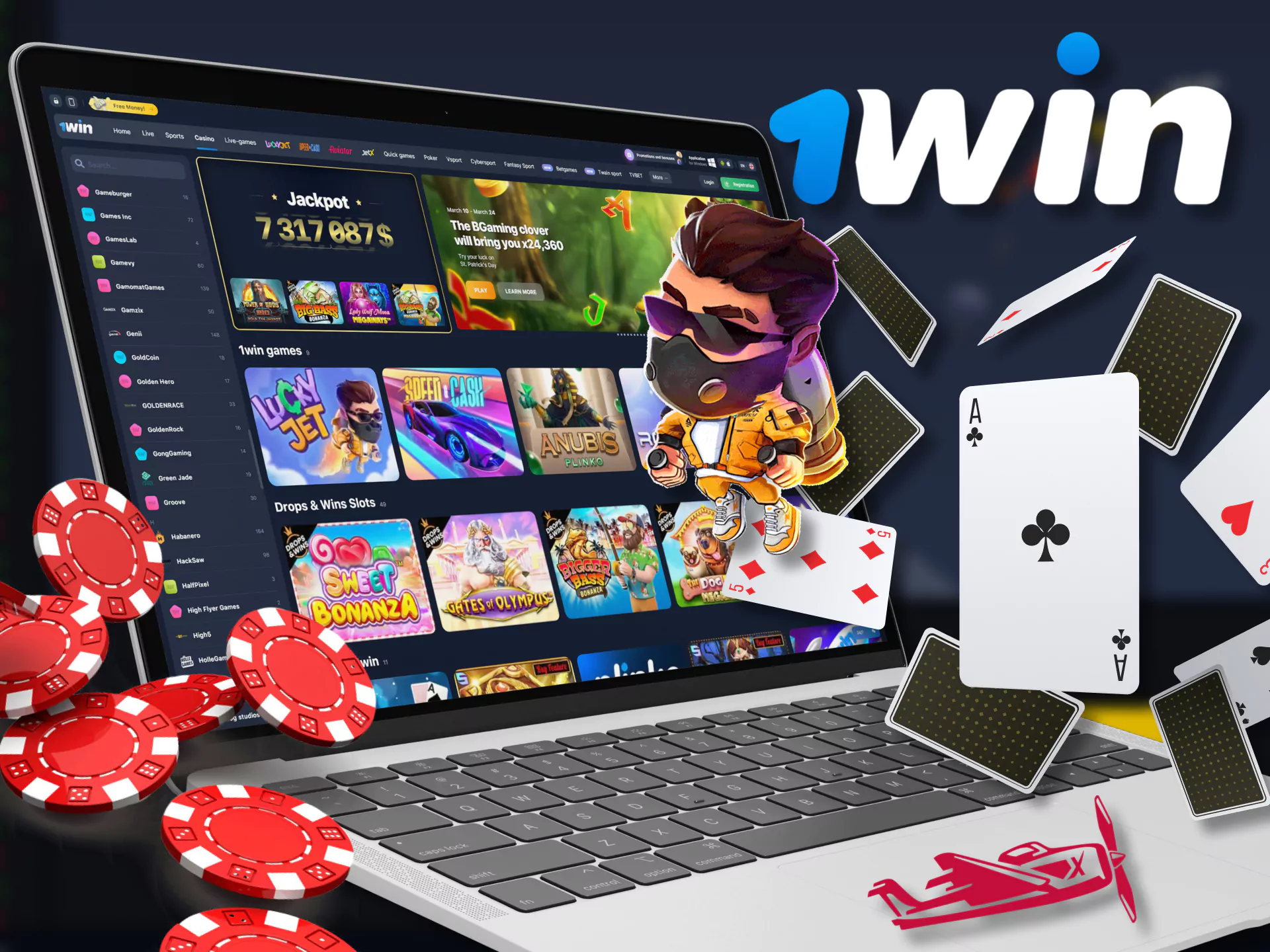 At WOWBet, in addition to JetX, play many other casino games.