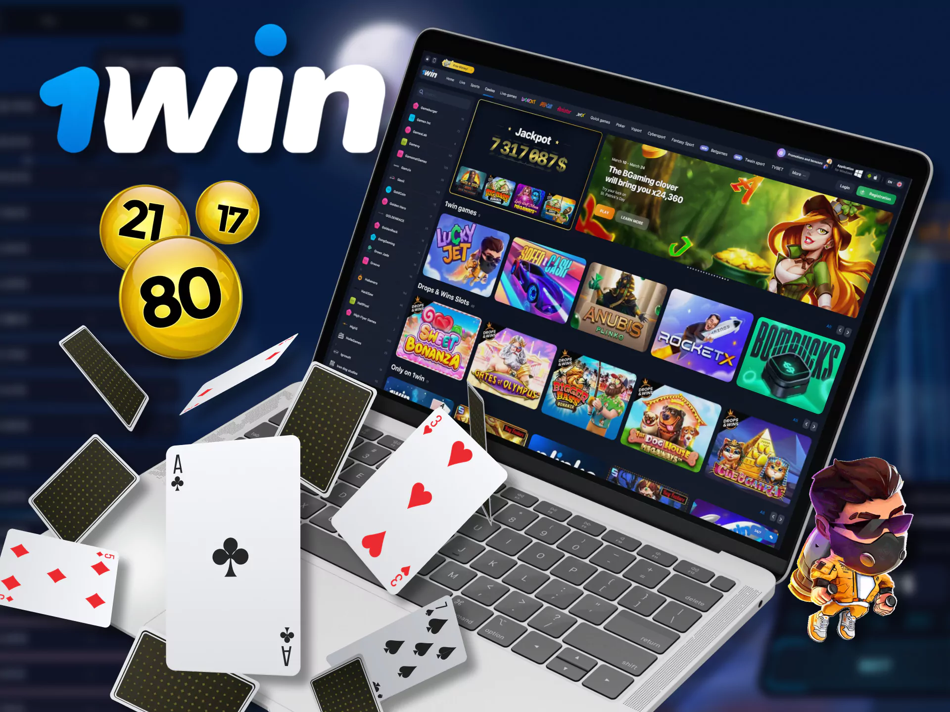 In addition to Rocket X, you can play many different games at WowBet.