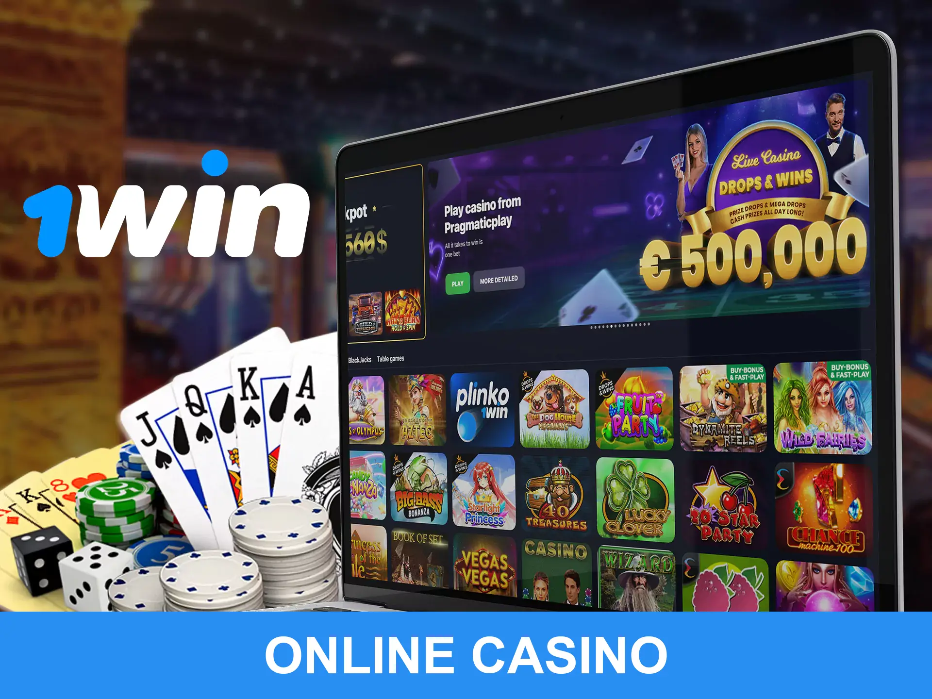 Choose your favourite casino game at WOWBet.