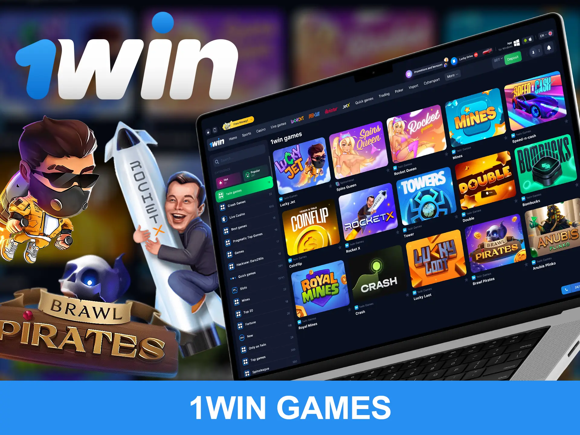 WowBet offers its own games that you can enjoy.