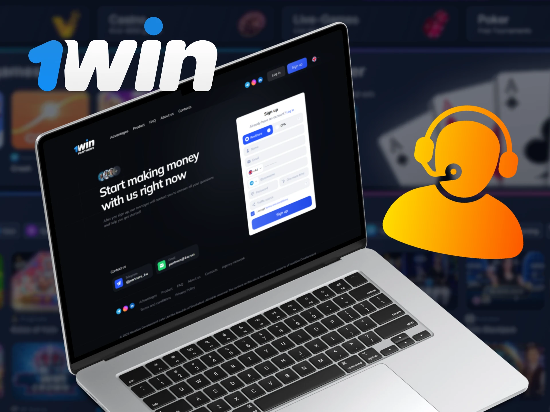 If you have any questions about the WowBet affiliate program, contact the support team.
