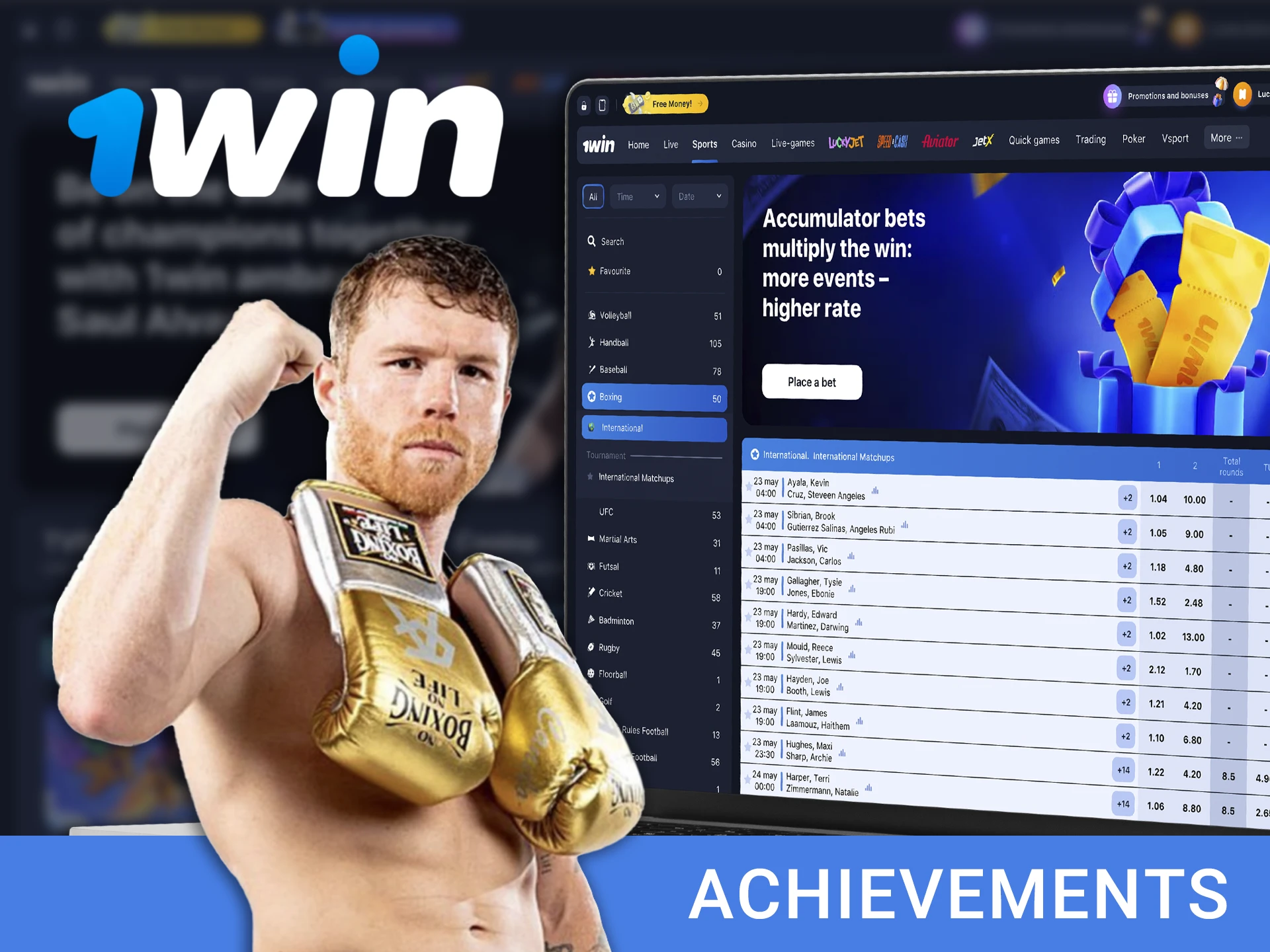 Learn about the major achievements in the sporting career of one of WowBet's main ambassadors, boxer Canelo Álvarez.